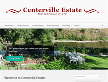 Tablet Screenshot of centervilleestate.com